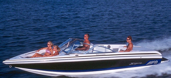 Skiers Choice 2000 Supra Santera Sunbrella Cadet Grey Mooring Boat Cover