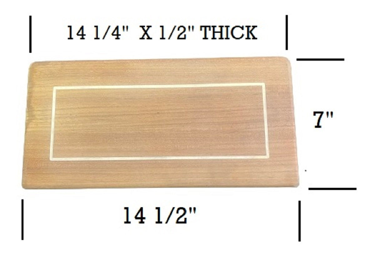 Chris Craft 26 Catalina Solid Teak W/ Black Inlay Foot Rest 016-2655