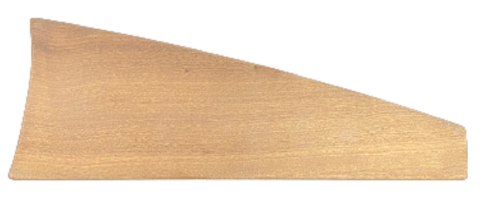 Chris Craft 32 Launch/Corsair Solid Mahogany Right Upper Helm Accent Panel 017-9609