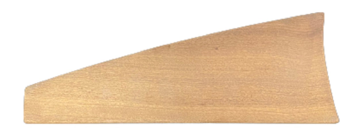 Chris Craft 32 Launch/Corsair Solid Mahogany Left Upper Helm Accent Panel 017-9610