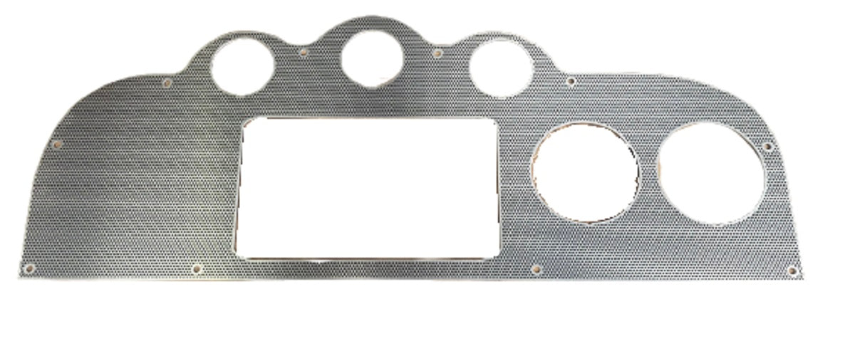Chris Craft Aluminum Mesh Digital Helm Panel Blank 025-00006