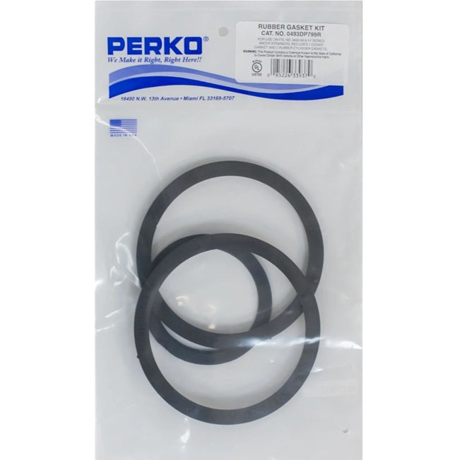 Perko Series 493 Rubber Strainer Gasket Kit 0493DP799R