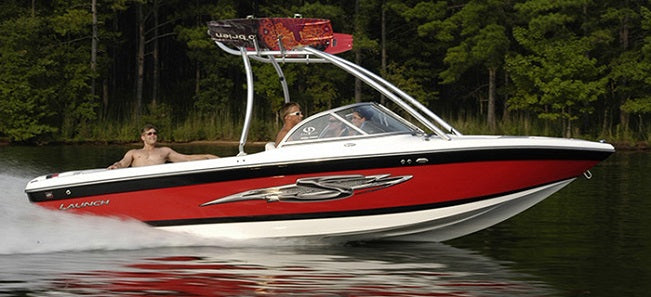 Skiers Choice 2004 Supra Launch 21 w/ Tower Sunbrella Cadet Grey Mooring Boat Cover 105136GY