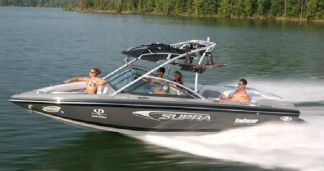 Skiers Choice 2004 Supra Sunsport V Sunbrella Navy Tonneau Cover SC104793