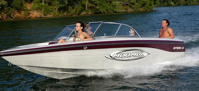 Skiers Choice 2005 Moomba Outback LS Sunbrella Cadet Gray Mooring Boat Cover SC104543