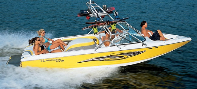 Skiers Choice 2005 Supra Launch LTS Sunbrella Jockey Red Cockpit Cover SC105350