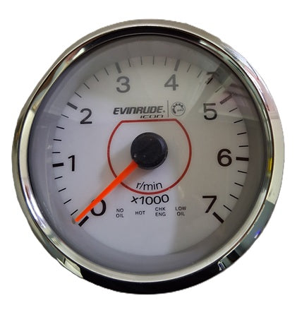 BRP / Johnson / Evinrude 0-7000 RPM Systems Check Tachometer Gauge 0766182