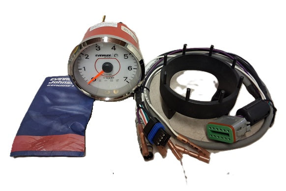 BRP / Johnson / Evinrude 0-7000 RPM Systems Check Tachometer Gauge 0766182