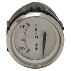 Johnson / Evinrude / OMC 2" Retro Newport Silver Trim Gauge 0775798 (GP7457A)