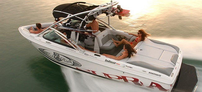 Skiers Choice 2008 Supra SunSport 24V Sunbrella Captains Navy Bimini Top w/ Boot Kit SUNSPVN1-3H0AA-A26