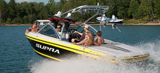 Skiers Choice 2009 Supra Launch 21V w/ Tower Sunbrella Jet Black Cockpit Cover SC107098