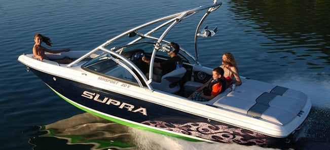 Skiers Choice 2009 Supra Sunsport 20V w/ Tower Sunbrella Jet Black Cockpit Cover SC106110