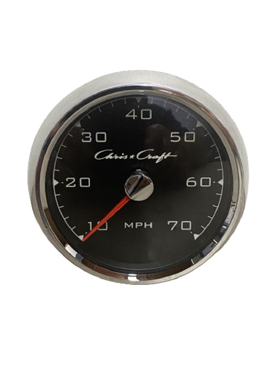 Chris Craft Medallion 0-70 MPH Plug Style Speedometer Gauge 024-9096