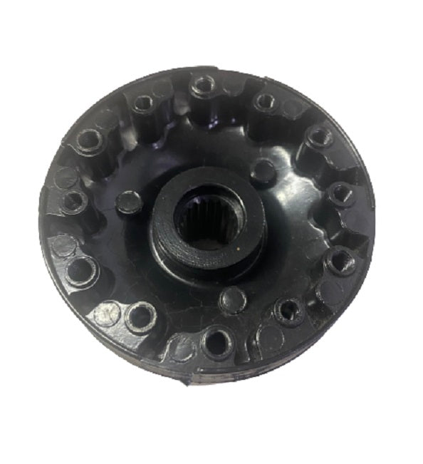 Black Aluminum Splined Steering Wheel Adapter Hub