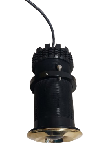 Brass Bezel Blue 9 LED Underwater Thru-Hull Style Light