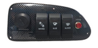 Monterey Boats/Pacer Marine Black Carbon Composite Ignition Switch Panel w/ Fuse Block 60253492-00-PANL