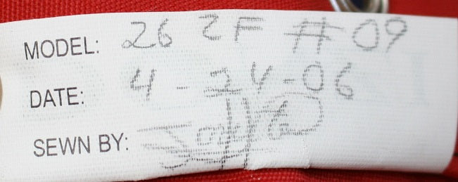 2006-2007 Donzi Marine 26 ZF Jockey Red T-Top Cargo Storage Canvas