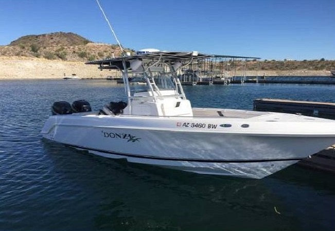 2006-2007 Donzi Marine 26 ZF Forest Green T-Top Canvas