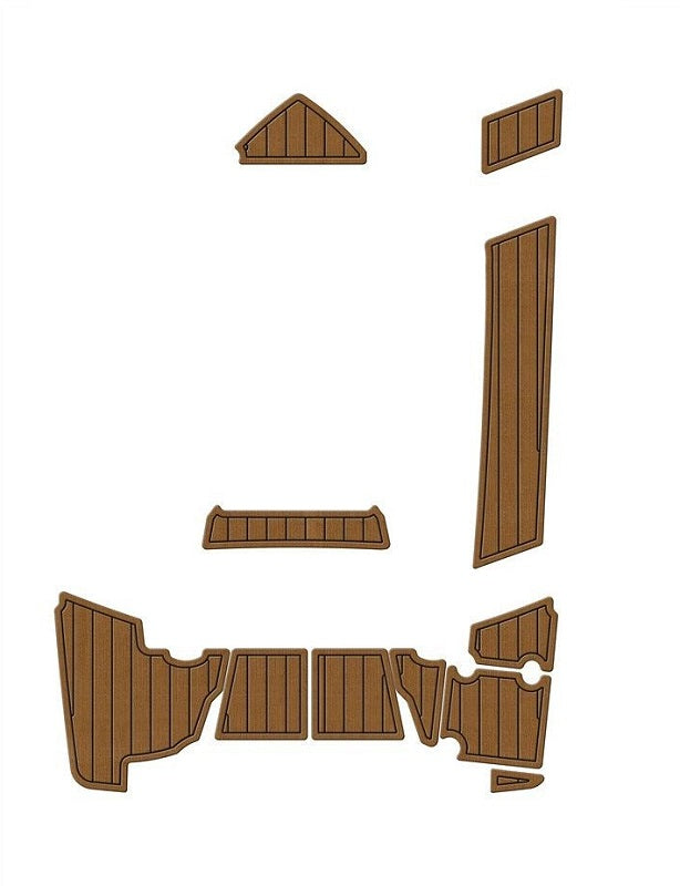 Monterey Boats 305SS Brown Brushed Teak w/ Black Swim Platform Inlay Kit 25189956-00-SEAD