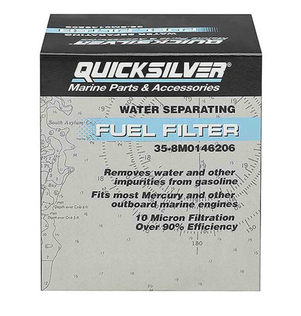 Quicksilver/Mercury Marine 10-Microns Water Seperating Fuel Filter 35-8M0146206