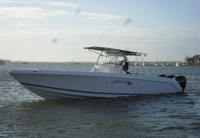 2004-2005 Donzi Marine 37 ZF Jet Black T-Top Canvas