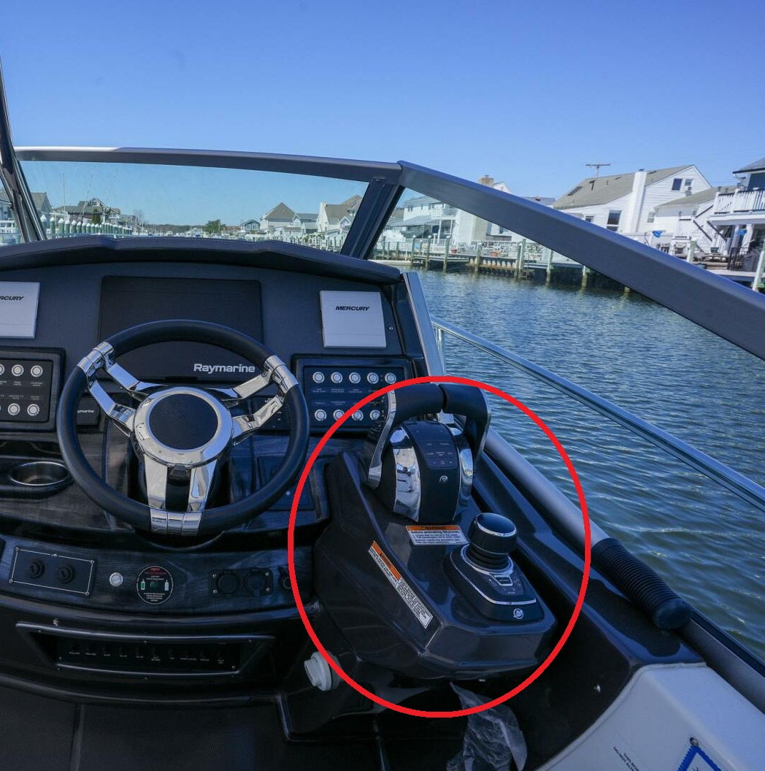 Monterey Boats 315 SY & 355 SY Titanium Axius Joystick Shifter Base Blank 45323600-00-BASE