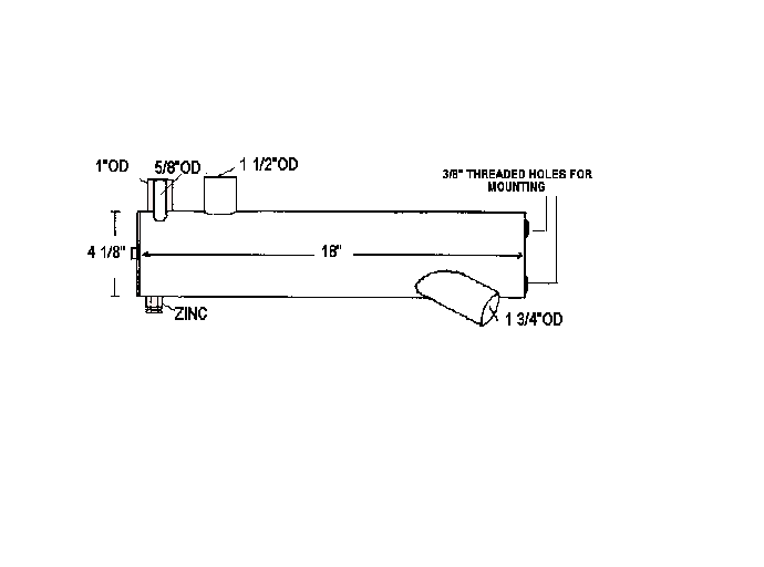 Mercury Mercruiser Heat Exchanger w/ Coolant Recovery Kit 860234A1
