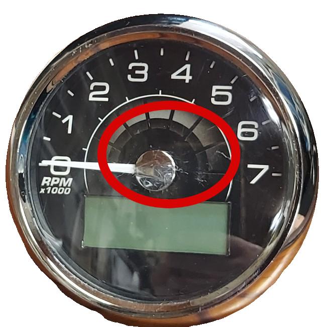 Medallion Instrumentation Systems/Monterey Boats Plug Style 0-7000 RPM Tachometer w/ Hour Meter 8633-00021-29