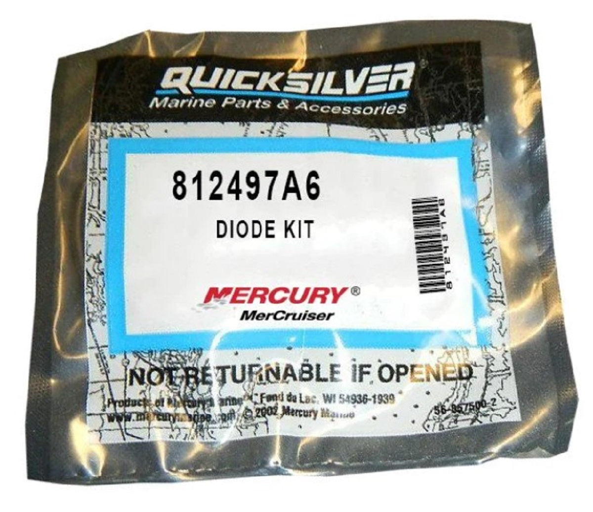 Mercury Marine/Quicksilver Zero Effort Control Diode Kit 812497A6