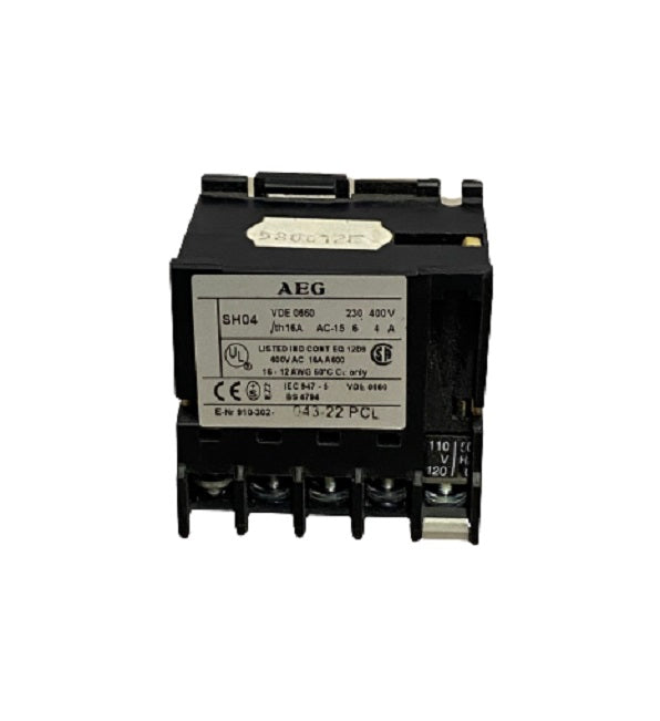 AEG SH04E Mini Contactor Relay 910-302-043-22 PCL