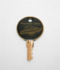 American Skier Round Emblem Spare Key-Stamped "Y"