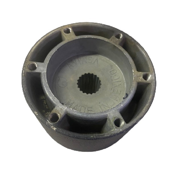 Aviasa Black Aluminum Splined Steering Wheel Adapter Hub