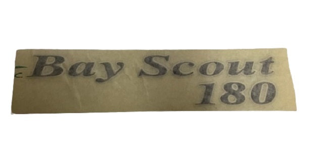 Scout Boats Bay Scout 180 Designator Logo Sticker Decal (1 Pair) 4000-0132