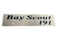 Scout Boats Bay Scout 191 Designator Logo Sticker Decal (1 Pair) HW1325