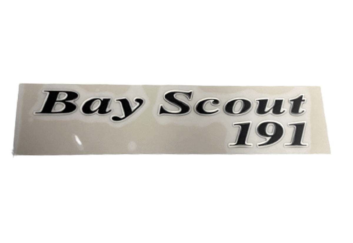 Scout Boats Bay Scout 191 Designator Logo Sticker Decal (1 Pair) HW1325