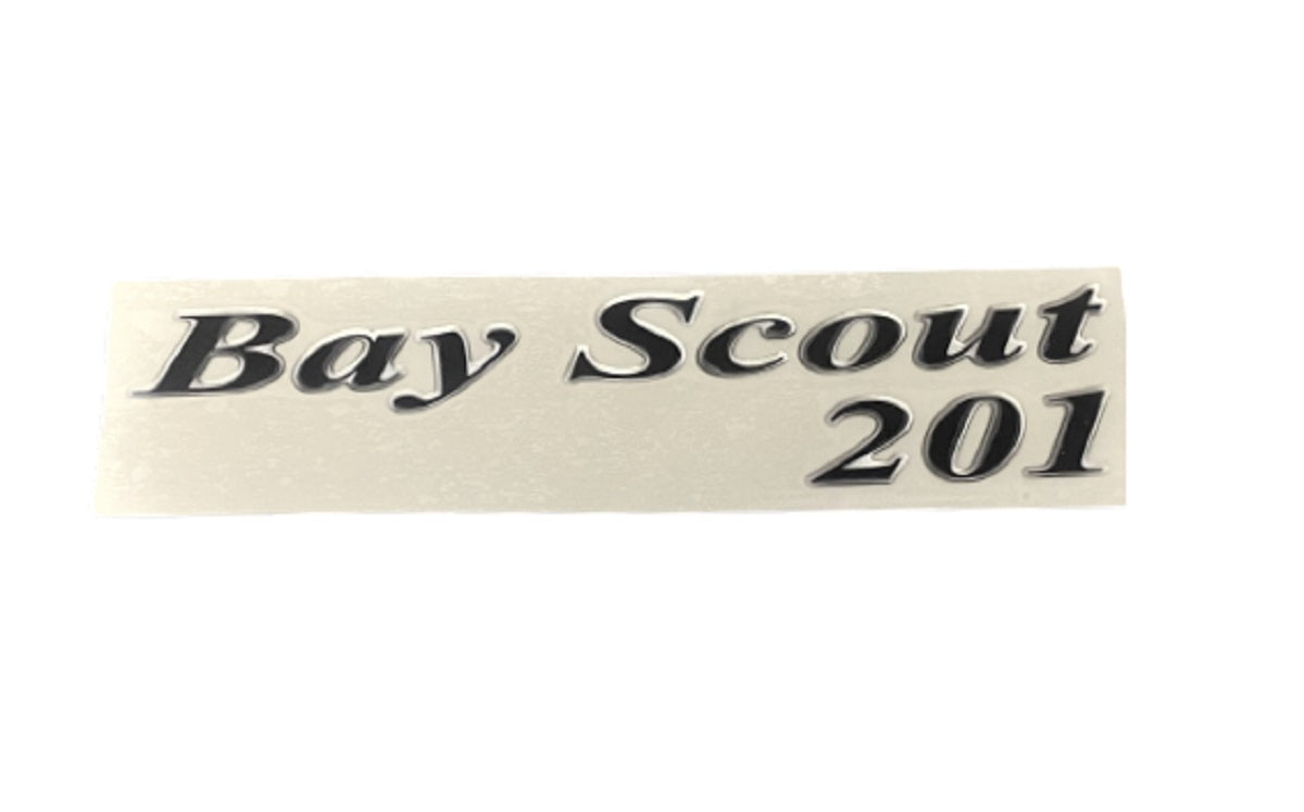 Scout Boats Bay Scout 201 Designator Logo Sticker Decal (1 Pair) HW1326