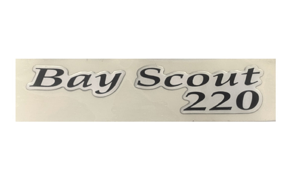 Scout Boats Bay Scout 220 Designator Logo Sticker Decal (1 Pair)