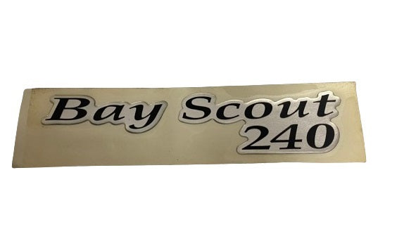 Scout Boats Bay Scout 240 Designator Logo Sticker Decal (1 Pair)
