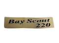 Scout Boats Bay Scout 220 Designator Logo Sticker Decal (1 Pair)