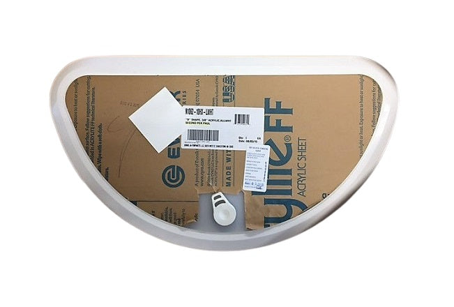 Bomar Pompanette White D-Shape Ventilation Hatch N1062-10HX-LWHT