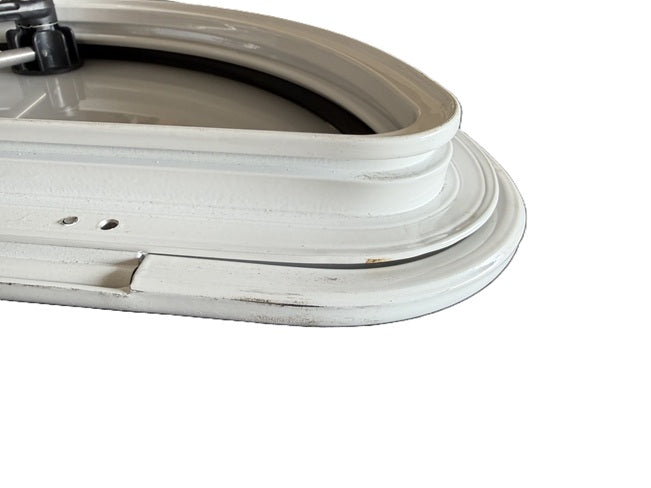 Bomar Pompanette White D-Shape Ventilation Hatch N1062-10HX-WHT