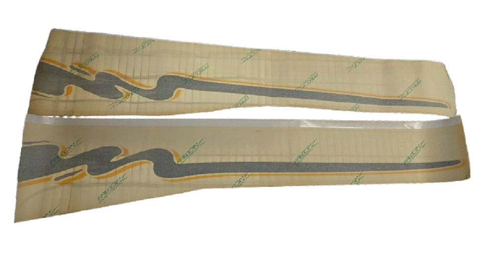 CarolinaSkiffYellowWaveStripelr