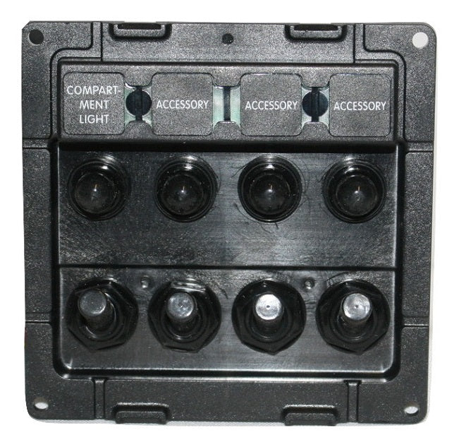 Century Boats 2400 Center Console & Walk Around Auxiliary Helm Switch Panel 56200904-PAN-SWT