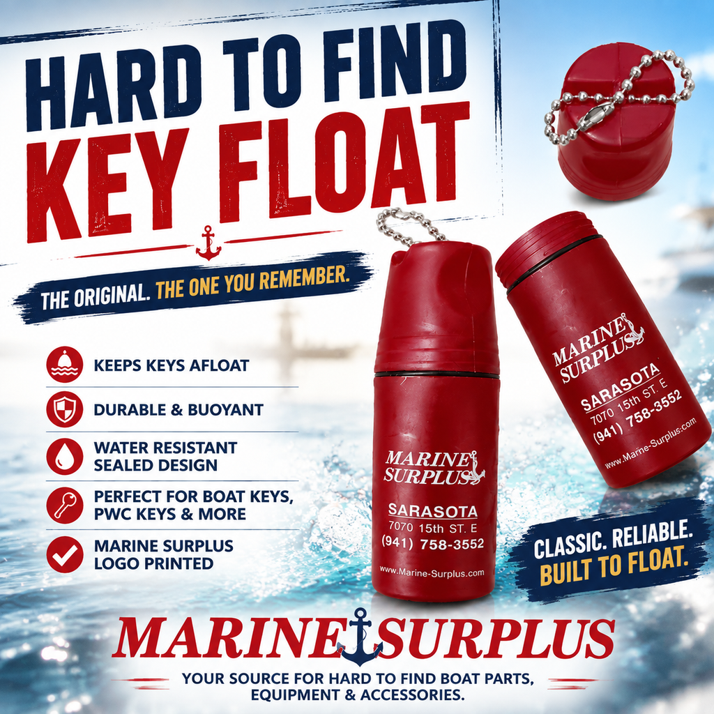 Marine Surplus Key Float Registration Holder