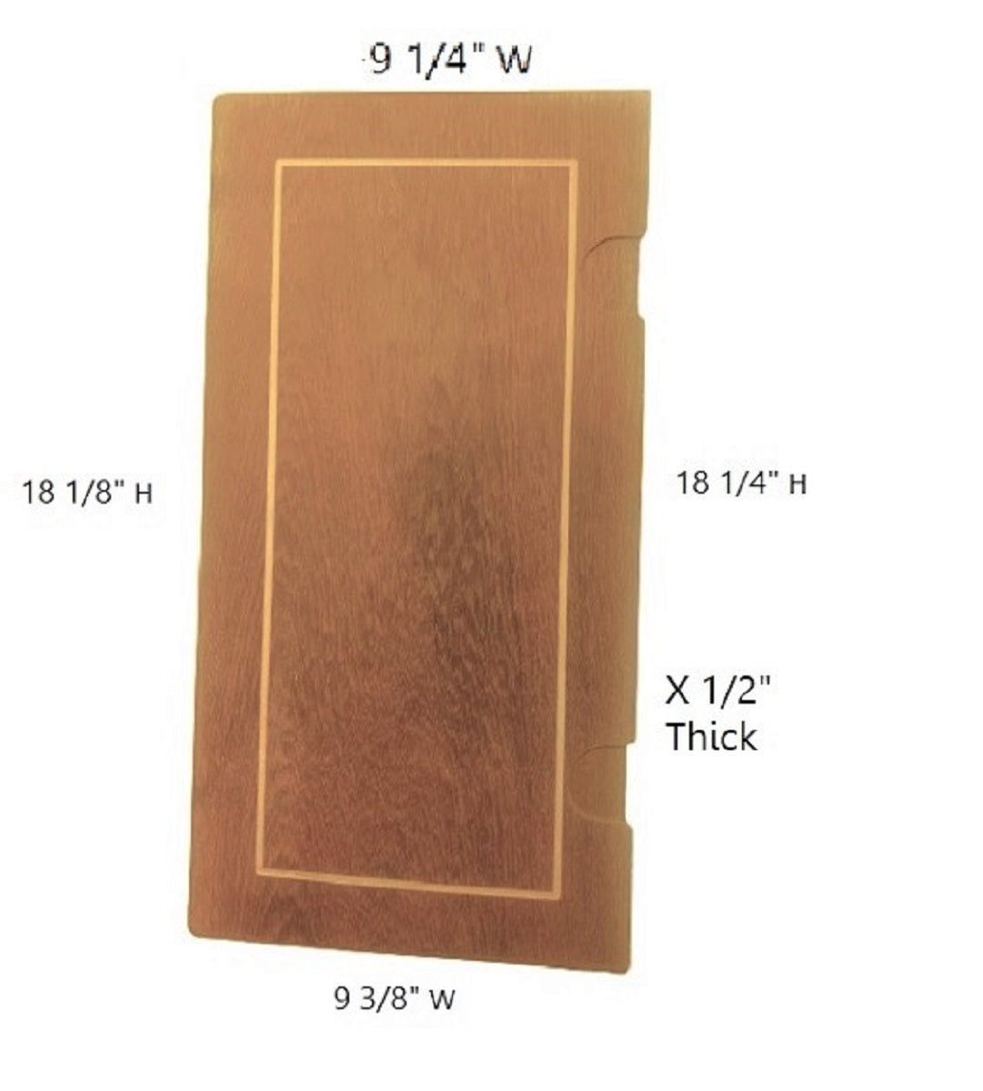 Chris Craft 26 Calypso Dual Console Teak Helm Footrest Lower Piece 016-2656