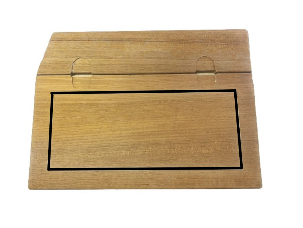 Chris Craft 26 Calypso Dual Console Teak Helm Footrest Set 016-2656