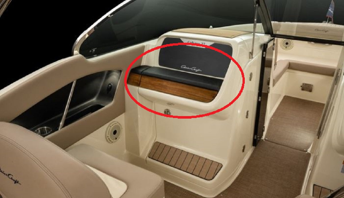 Chris Craft 24 Calypso Gloss Solid Teak Head Door Panel 018-00066