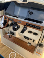 2018-Current Chris Craft 30 Catalina Center Console Upper Helm Dash Panel Blank w/ 16" Single Cut Out 025-7048