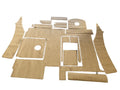 Chris-Craft 35 Catalina Jubilation Sand Dune Cockpit Mat Carpet Kit 048-00101