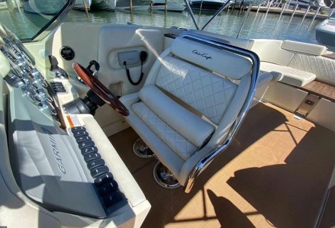 Chris Craft Stainless Steel Armrest Headrest Double Seat Bar 031-2009